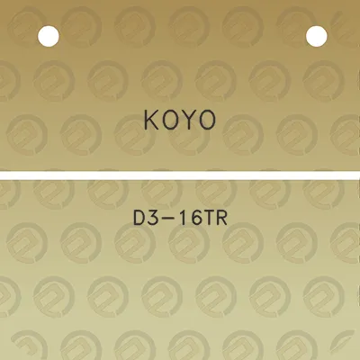 koyo-d3-16tr