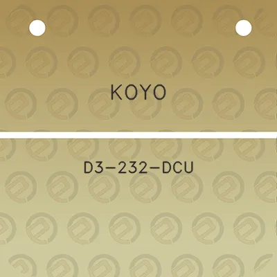 koyo-d3-232-dcu