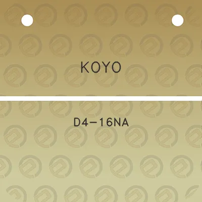 koyo-d4-16na