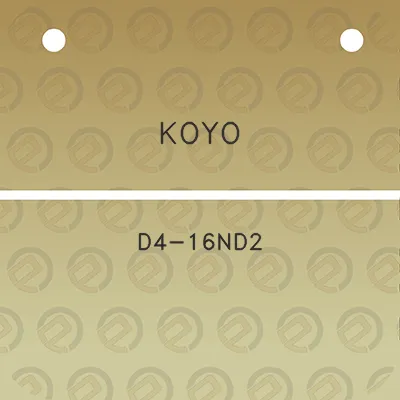 koyo-d4-16nd2