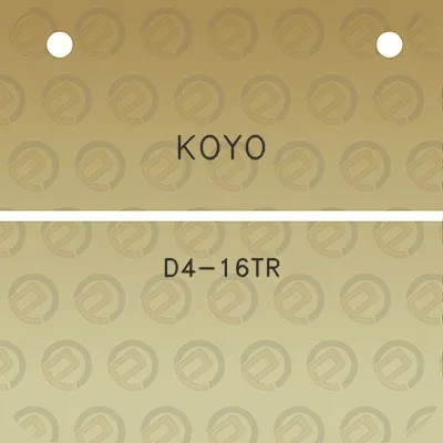 koyo-d4-16tr