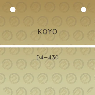 koyo-d4-430