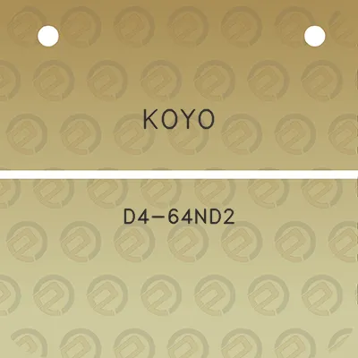 koyo-d4-64nd2