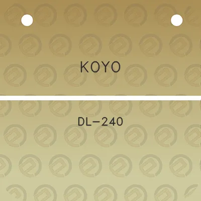 koyo-dl-240