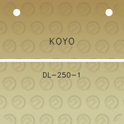 koyo-dl-250-1