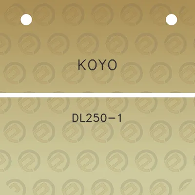 koyo-dl250-1