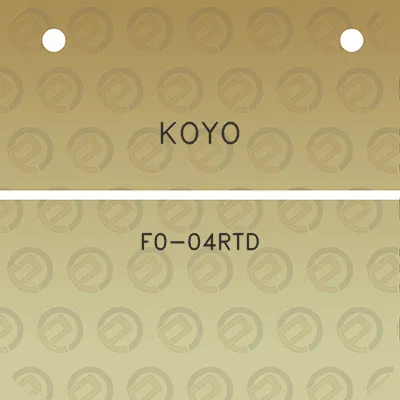 koyo-f0-04rtd