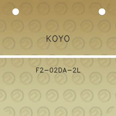 koyo-f2-02da-2l