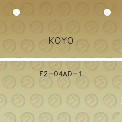 koyo-f2-04ad-1