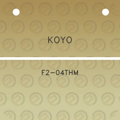 koyo-f2-04thm