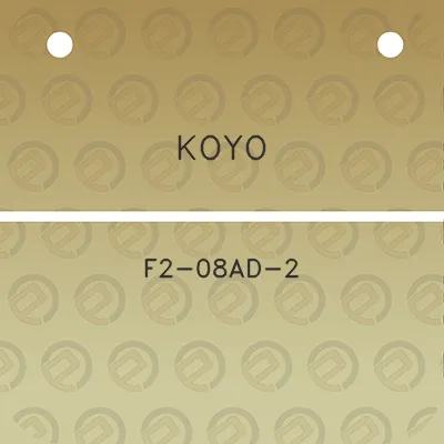 koyo-f2-08ad-2