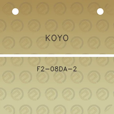 koyo-f2-08da-2