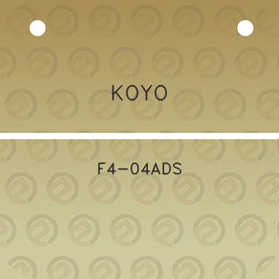 koyo-f4-04ads