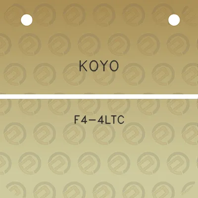 koyo-f4-4ltc