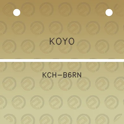 koyo-kch-b6rn