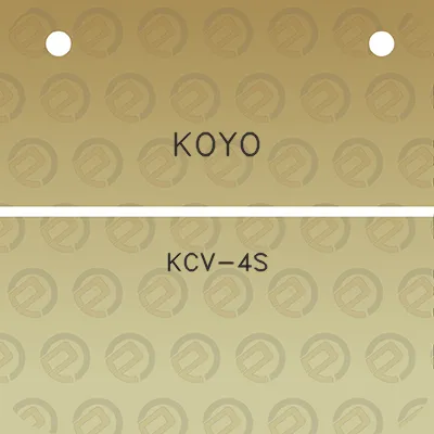 koyo-kcv-4s