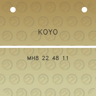 koyo-mh8-22-48-11