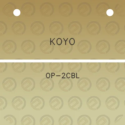 koyo-op-2cbl