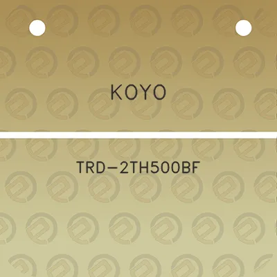 koyo-trd-2th500bf