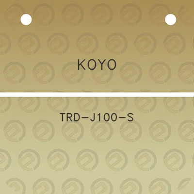 koyo-trd-j100-s