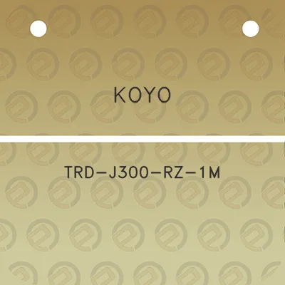 koyo-trd-j300-rz-1m