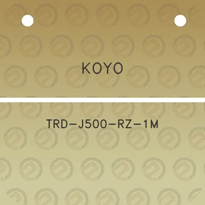 koyo-trd-j500-rz-1m