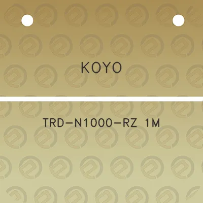 koyo-trd-n1000-rz-1m