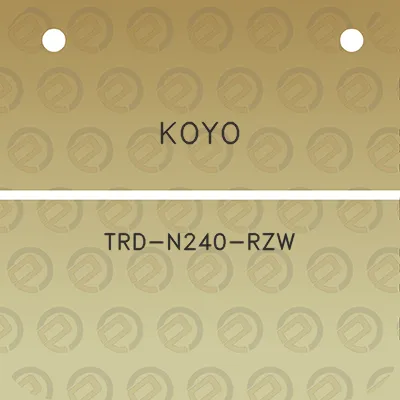 koyo-trd-n240-rzw