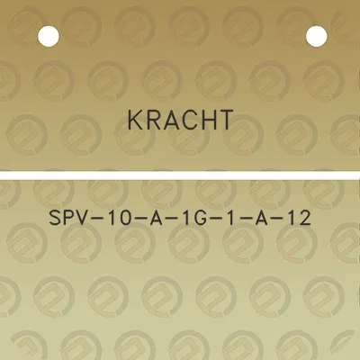 kracht-spv-10-a-1g-1-a-12