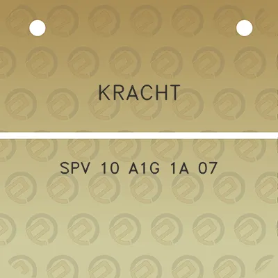 kracht-spv-10-a1g-1a-07