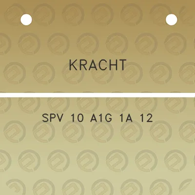 kracht-spv-10-a1g-1a-12