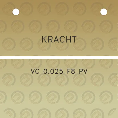 kracht-vc-0025-f8-pv