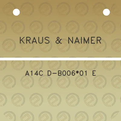 kraus-naimer-a14c-d-b00601-e