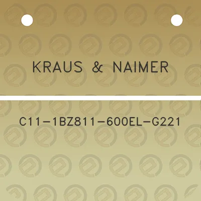 kraus-naimer-c11-1bz811-600el-g221