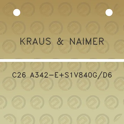 kraus-naimer-c26-a342-es1v840gd6