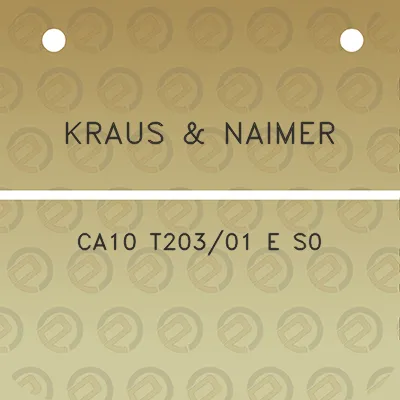 kraus-naimer-ca10-t20301-e-s0