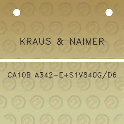 kraus-naimer-ca10b-a342-es1v840gd6