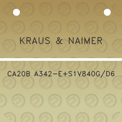 kraus-naimer-ca20b-a342-es1v840gd6