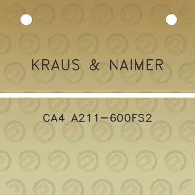 kraus-naimer-ca4-a211-600fs2