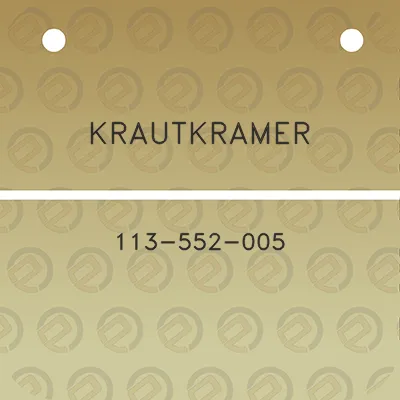 krautkramer-113-552-005