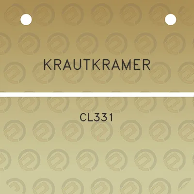 krautkramer-cl331