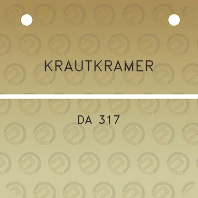 krautkramer-da-317