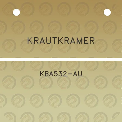 krautkramer-kba532-au