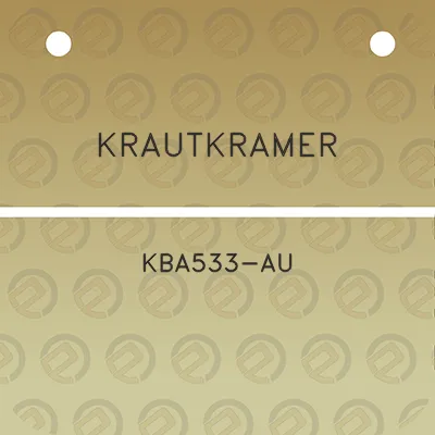 krautkramer-kba533-au