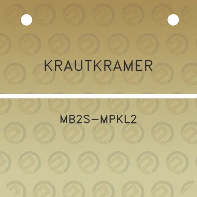 krautkramer-mb2s-mpkl2