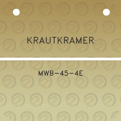 krautkramer-mwb-45-4e