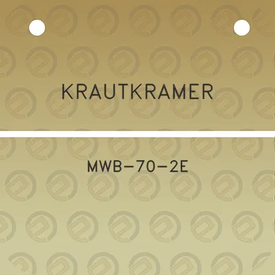 krautkramer-mwb-70-2e