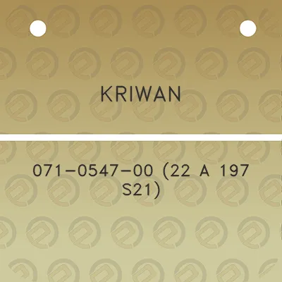 kriwan-071-0547-00-22-a-197-s21