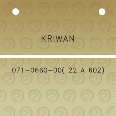 kriwan-071-0660-00-22-a-602