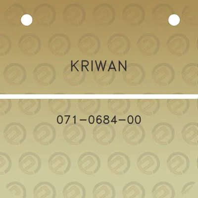 kriwan-071-0684-00